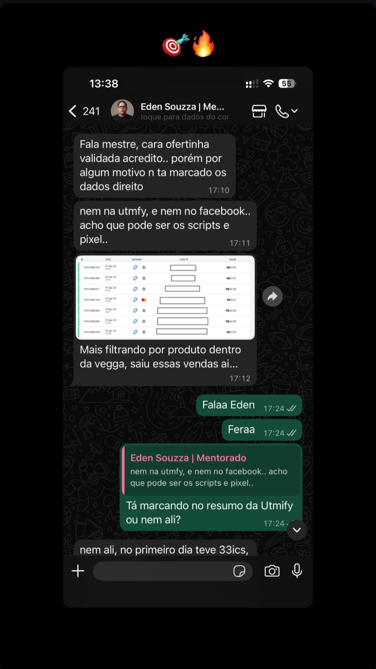 Resultado aluno