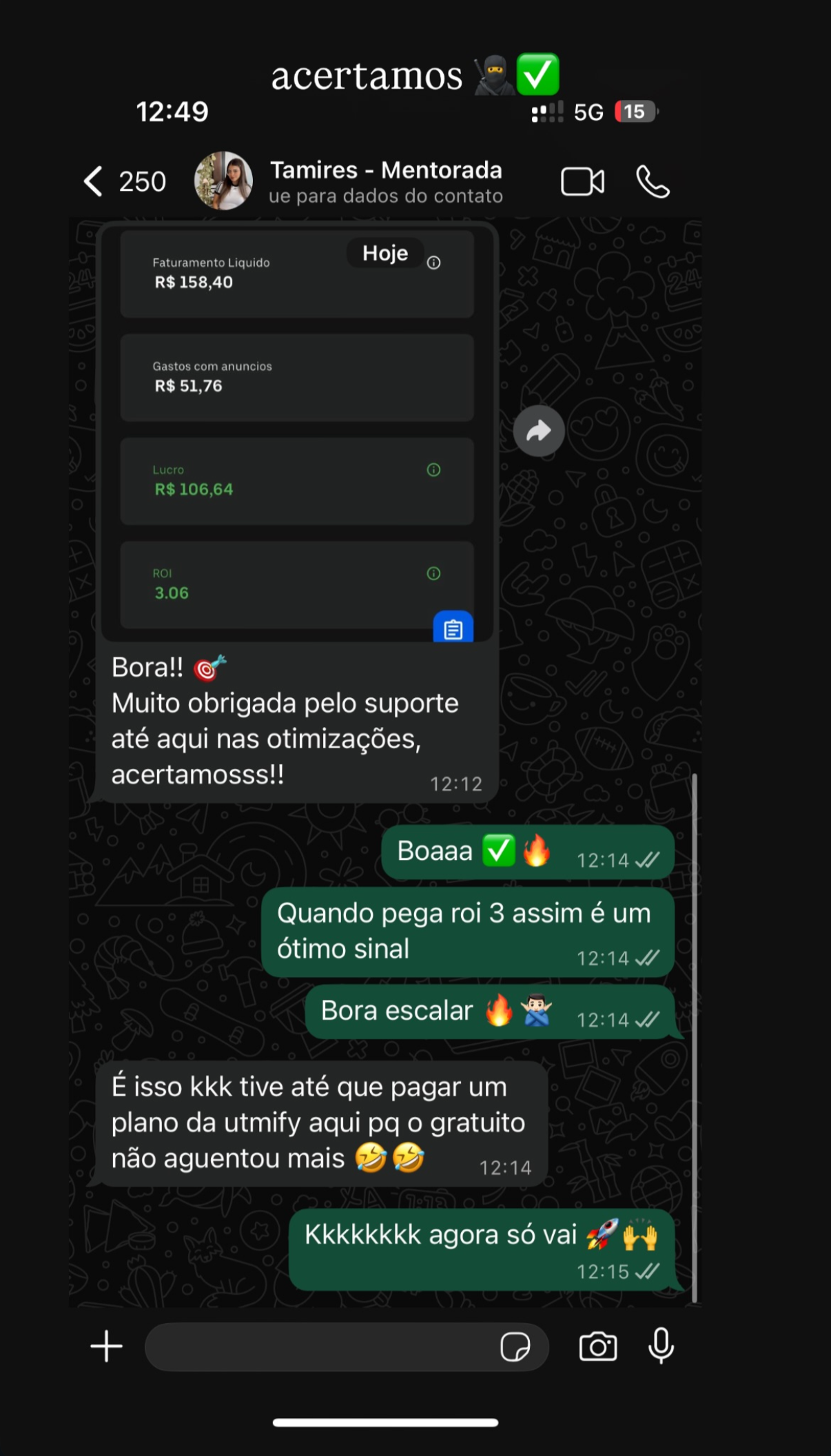 Resultado aluno